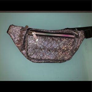 Black Sparkly Fanny Pack